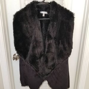 Faux Fur Suede Vest